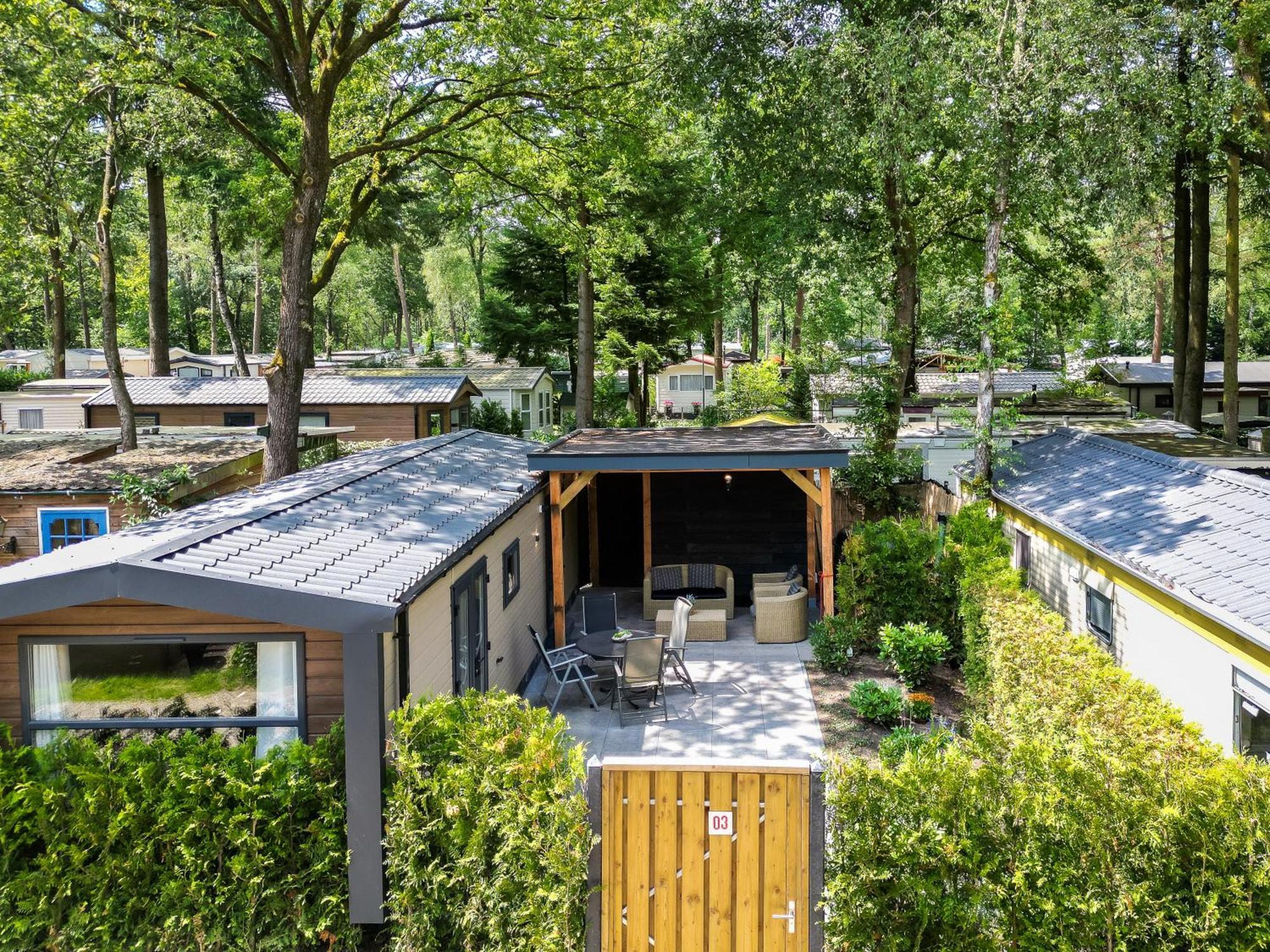 Veluwe Hoenderloo Luxury Chalet With Private Sauna And Hot Tub - Swimming Pool Tennis Court Supermarket Bowling Alley Theatre And Entertainment For Children Exterior photo