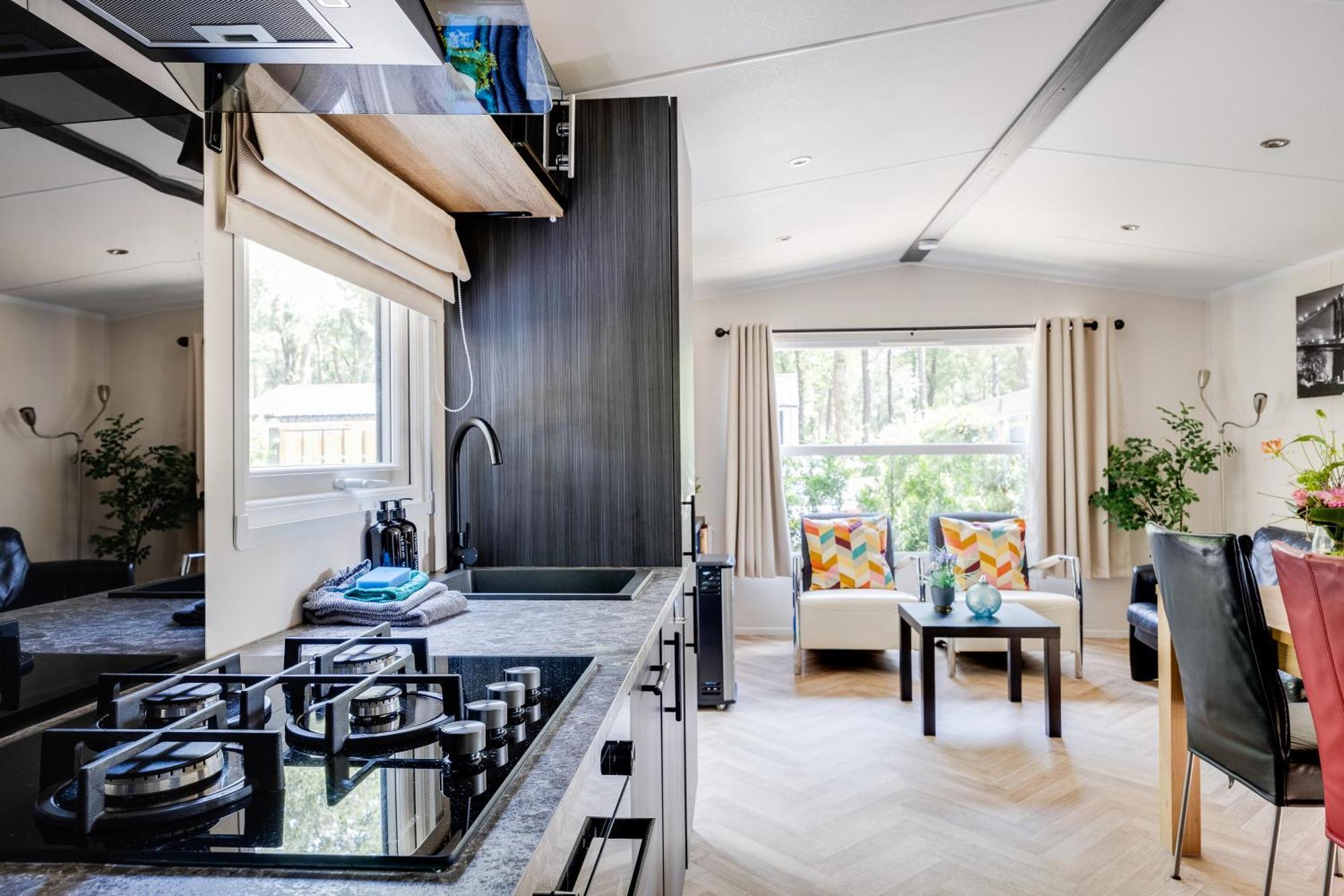 Veluwe Hoenderloo Luxury Chalet With Private Sauna And Hot Tub - Swimming Pool Tennis Court Supermarket Bowling Alley Theatre And Entertainment For Children Exterior photo
