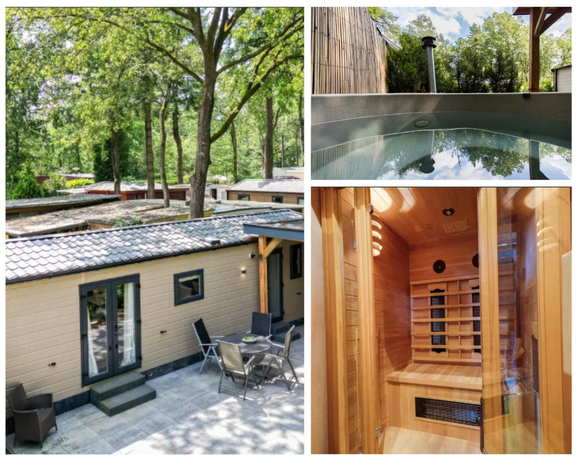 Veluwe Hoenderloo Luxury Chalet With Private Sauna And Hot Tub - Swimming Pool Tennis Court Supermarket Bowling Alley Theatre And Entertainment For Children Exterior photo